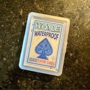 Waterproof playing cards, blue playing cards, camping cards, camping games